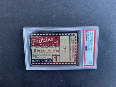 1950 World Series Game 1 Ticket ....Phillies vs. Yankees... PSA  Authentic - Image 1 of 4