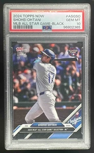 2024 Topps Now MLB All Star Game Black SHOHEI OHTANI PSA 10 - Picture 1 of 3