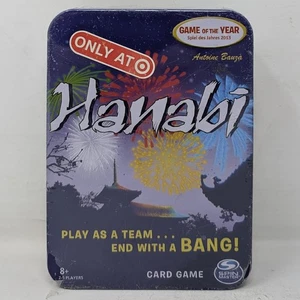 Juego de Cartas Hanabi R&R 2015 En Estuche de Viaje de Hojalata Juego del Año Antoine Bauza Nuevo - Imagen 1 de 4