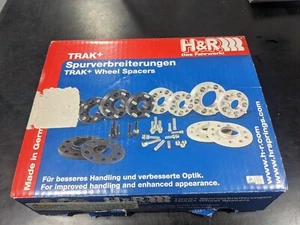 H&R Trak+ 15mm DR Black Wheel Spacers 5x112 3055664SW (Pair) - Picture 1 of 6