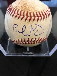 Paul GoldSchmidt MLB Game Used Logo Autographed Ball 6/28/14 Arizona vs Padres - Picture 1 of 8