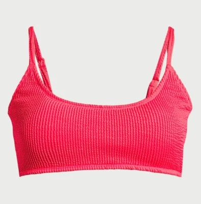 Bikini Bralette Arrugado No Boundaries Juniors Naranja Brillante Talla Mediana Foto 1 de 4