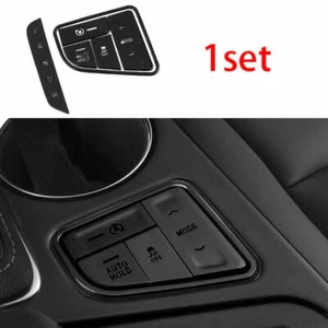 Fit For Cadillac CT4 2020-2021 Central Console Button Panel Trim Aluminum Black - Bild 1 von 5