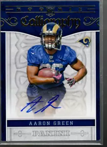 A0740- 2016 Panini Rookie Calligraphy #25 Aaron Green Auto - NM-MT - Picture 1 of 2