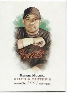 2007 Topps Allen and Ginter #63 Bengie Molina NM-MT SP Giants