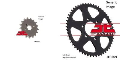 Front and Rear Steel Sprocket Kit for OffRoad SUZUKI DS100 1978-1981 - Image 1 of 4