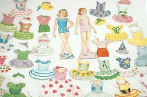 Vintage 1961 Whitman BALLET PAPER DOLLS Kim & Pam Cut - Picture 1 of 12