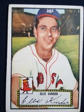 1952 Topps #78 Ellis Kinder Boston Red Sox G Creases Boston Red Sox