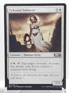 Celestial Enforcer 011/274 MTG Core 2021 New White Creature Common - Picture 1 of 2