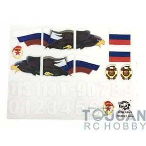 HengLong 1/16 Russian T90 RC Tank Model 3938 Decal Sticker Accessory Spare Part - Picture 1 of 2