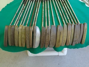 Rare Titleist Acushnet Bullseye Putter Lot Of 20 Golf Clubs Flange Offset RH LH - Picture 1 of 14