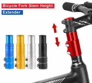 Bicycle Fork Stem Height Extender Bike Handlebar Riser Adapter Extension Spacer - Picture 1 of 13