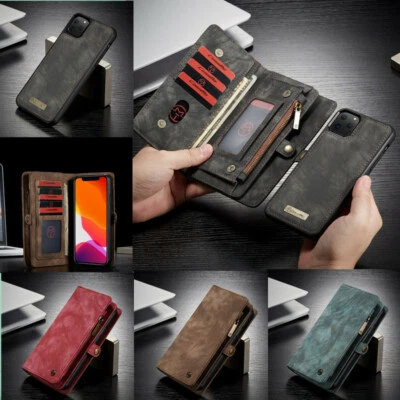 Wallet Case Card Holder Magnetic Detachable Cover for iPhone 16 15 Pro Max 13 14 - Image 1 of 4