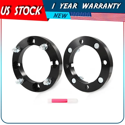 2Pc 1" 4x156 M12x1.5 Wheel Spacers 131mm For Polaris RZR XP 1000 2014 2015-2018 - Image 1 of 4