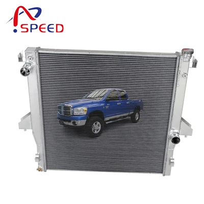 For 2003-2010 Dodge Ram 2500 3500 w/ 5.9L 6.7L Cummins L6 4Row Aluminum Radiator Foto 1 de 4