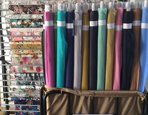 Hardy's Textile 9mm 30% Silk 70%Cotton Organza plain dyed GSM39 Width120cm - Bild 1 von 3