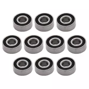 Rubber Seals 10pcs 3x6x2.5mm MR63-2RS Precision Ball Bearings - Picture 1 of 2