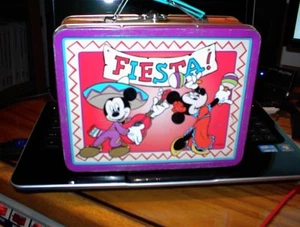 1999 Serie #1 Blech Brotdose Disneys Mickey Minnie Mouse FIESTA! - Bild 1 von 1