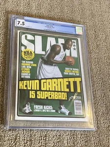 Kevin Garnett Slam Magazine CGC 7.5 White Pages (Not Sports Illustrated) - Picture 1 of 2