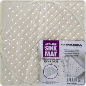 Rubber Sink Dish Mat Drainer Non Slip Protector Liner Anti-Slip Kitchen 30x30cm - Picture 1 of 3