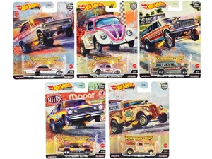 Juego de 5 tiras de arrastre Hot Wheels Car Culture Diecast Model Cars 2023 - Imagen 1 de 1