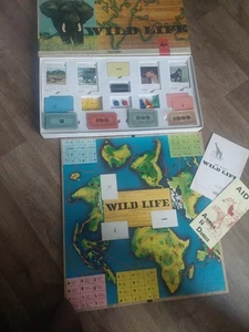 WILD LIFE Board Game Spears Games Vintage 1973 Complete Animal Cards Adventure - Imagen 1 de 4