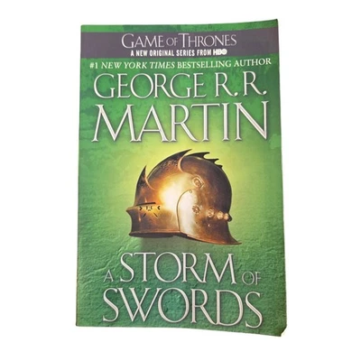 A Storm of Swords Game of Thrones George R.R. Martin Paperback Book 3 HBO - Image 1 of 4