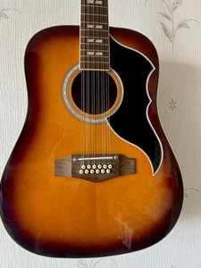 Eko Ranger XII 12 String VR Rosewood Electro Acoustic Guitar Honey Sunburst - Picture 1 of 18