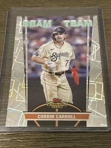 2024 Topps Stadium Club Beam Team Corbin Carroll SSP Arizona Diamondbacks - Bild 1 von 2