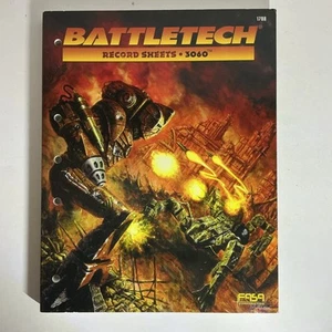 Battletech Record Sheets 3060 #1708 From 1998 - Picture 1 of 4