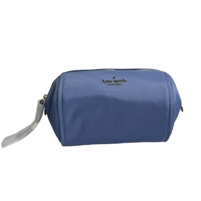 Estuche de cosméticos azul Kate Spade Chelsea Shipyard bolsa de maquillaje bolsa Foto 1 de 4