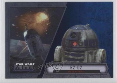 2016 Topps Star Wars Evolution Blue Lightsaber R2-D2 Naboo Mechanic #75 fm0 - Image 1 of 3