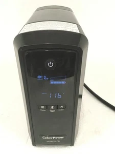 CyberPower CP1000PFCLCD 1000VA/600W Uninterruptible Power Supply w/Battery WORKS - Picture 1 of 12