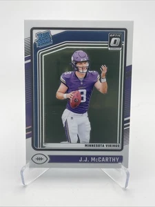 Panini Donruss Optic JJ McCarthy RC #235 2024 clasificación Rookie Vikings - Imagen 1 de 2