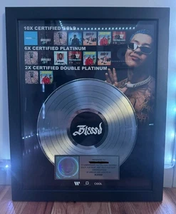 BLESSD RIAA Certified Gold, Platinum, & Multi-Platinum Award (Very Rare) - Bild 1 von 17