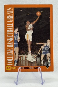 Bernard King 1992 Kellogg's Raisin Bran College Basketball Greats #13 Tennessee - Picture 1 of 2