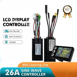 E-bike Three-Mode 26A Sine Wave Controller with Learning Line with LCD Display - Picture 1 of 26