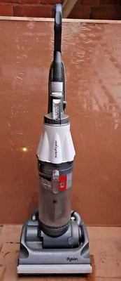 Dyson DC07 All-Floors Cyclone Upright Vacuum Cleaner | Bagless | White | Used - Image 1 of 4