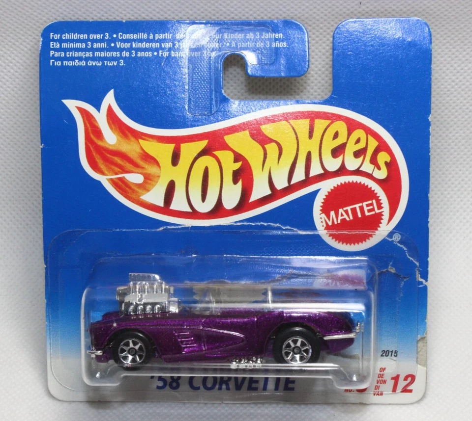 Ho4039, Hot Wheels 1995 Chevrolet 58 Corvette 1:64 Short Card - Bild 1 von 4