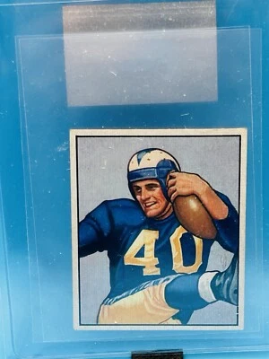 Bowman #52 1950 Elroy Hirsch Salón de la fama novato radiocontrol Foto 1 de 3