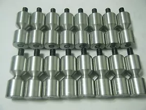 DAVIS 1"-Two hole pin 6061 Alum. - 3/8-16 (eight sets) stainless threaded rod - Picture 1 of 2