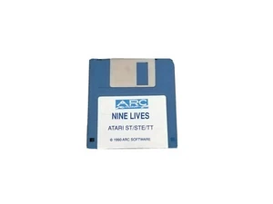 Atari ST - Nine Lives Game Disk - Afbeelding 1 van 1