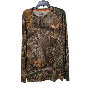 Camiseta Realtree Repelente de Insectos Rendimiento Camuflada Para Hombre Talla Grande - Imagen 1 de 10