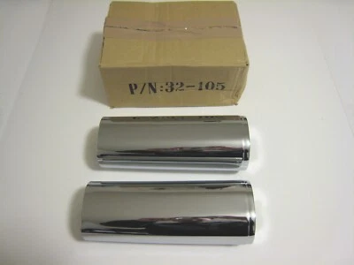 Indian Motorcycle 1999-2000 Chief, cubiertas deslizantes de horquilla superior cromadas, 32-105 Foto 1 de 2