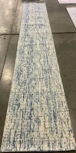 DARK BLUE / RUST 2'-3" X 16' Flaw in Rug, Reduced Price 1172665513 ABT468C-216 - Picture 1 of 3