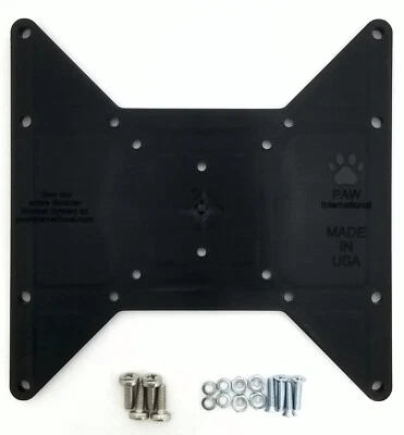 Polymer VESA Adapter Plate Includes 200x200mm, 200 x 100, 100 x 100, and 75x75mm - Image 1 of 4