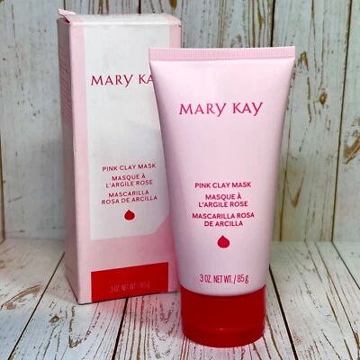 Mary Kay Pink Clay Mask 3 Oz For Dry Oily Skin Dermatologist  Tested - With Box - Image 1 of 4
