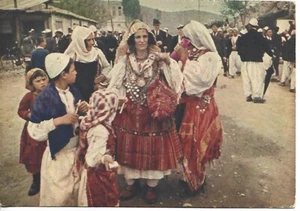 1940 ALBANIA COSTUMES OF ZADRIMA (NORTHERN ALBANIA) ITALIAN EMPLOYMENT - Picture 1 of 2