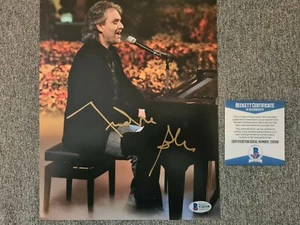 Foto Andrea Bocelli BAS CERTIFICADO DE AUTENTICIDAD T26318 firmada/autógrafo/firmada - Imagen 1 de 1