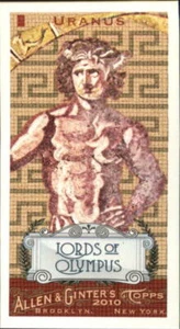 2010 Topps Allen and Ginter Mini Lords of Olympus #LO11 Uranus - NM-MT - Imagen 1 de 2